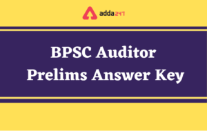 BPSC Auditor Prelims Answer Key