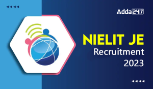 NIELIT JE Recruitment 2023