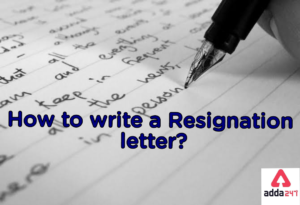 Resignation Letter, for Teacher and Employees