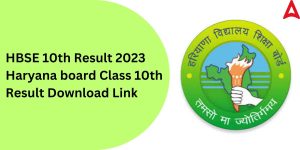 HBSE 10th Result 2023 Link